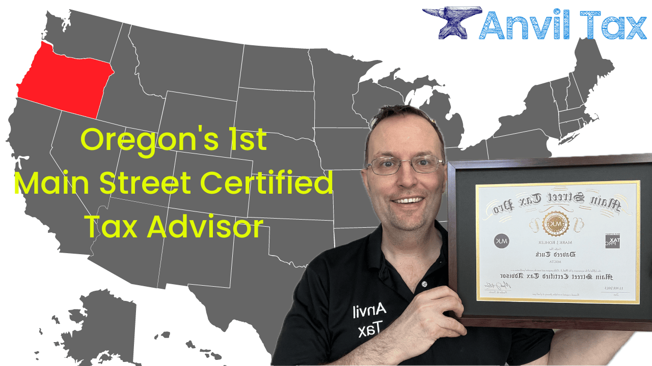 Oregon's 1st Main Street Certified Tax Advisor